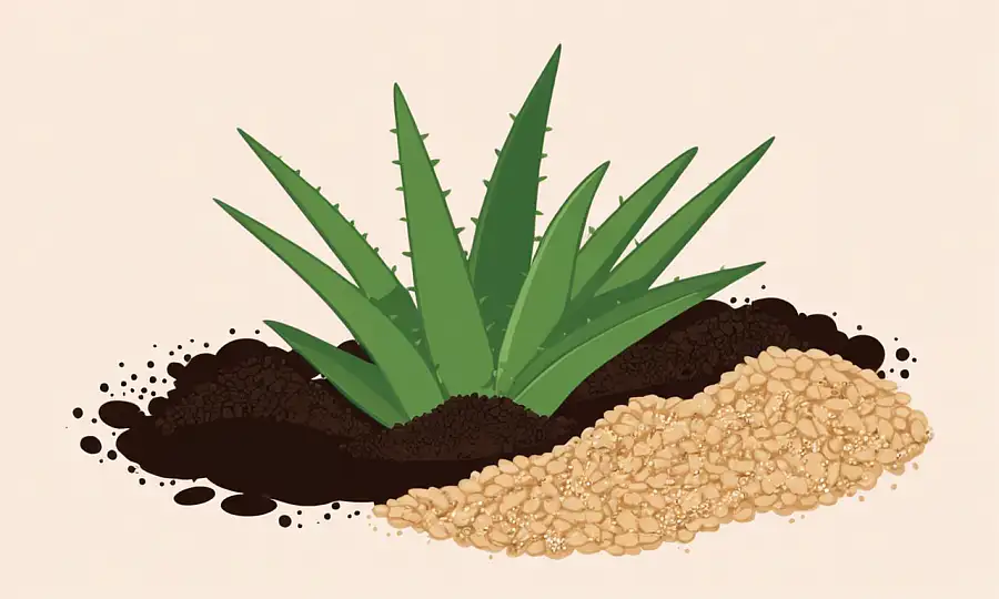 Tætning af aloe vera planter blade
