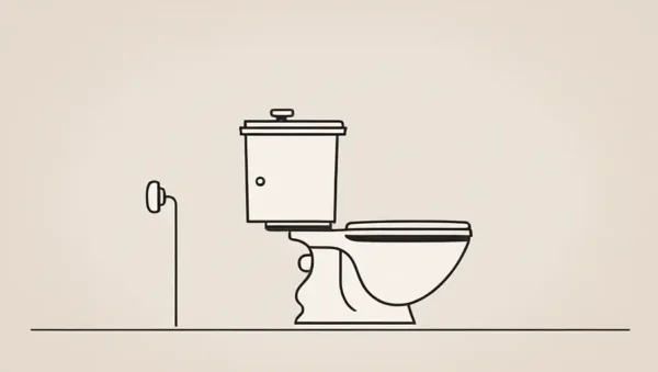 En gammel toiletskål omgivet af historiske artefakter af Danmarks fortid.