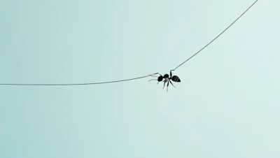 Et magnetdrevet insekt ætset på en dørramme.