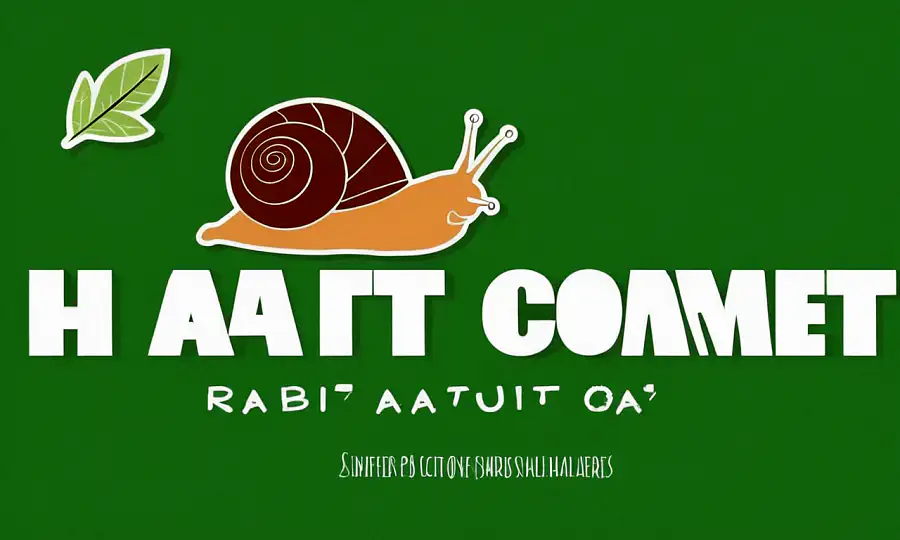 Lukning skudt af en snail på blad med tekst overlejringer om dens vaner og kamp.